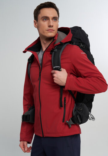 Куртка софтшелл мужская IcePeak Biggs, Красный