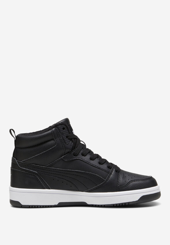 Кеды утепленные для мальчиков PUMA Rebound V6 Mid WTR Jr, Черный
