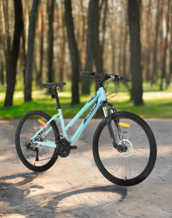 Велосипед горный женский Denton Aura 2.0 26", Голубой женщинам