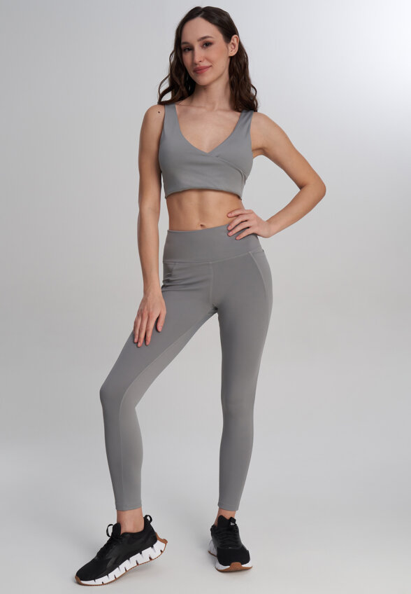 Легинсы женские Reebok Lux, Серый