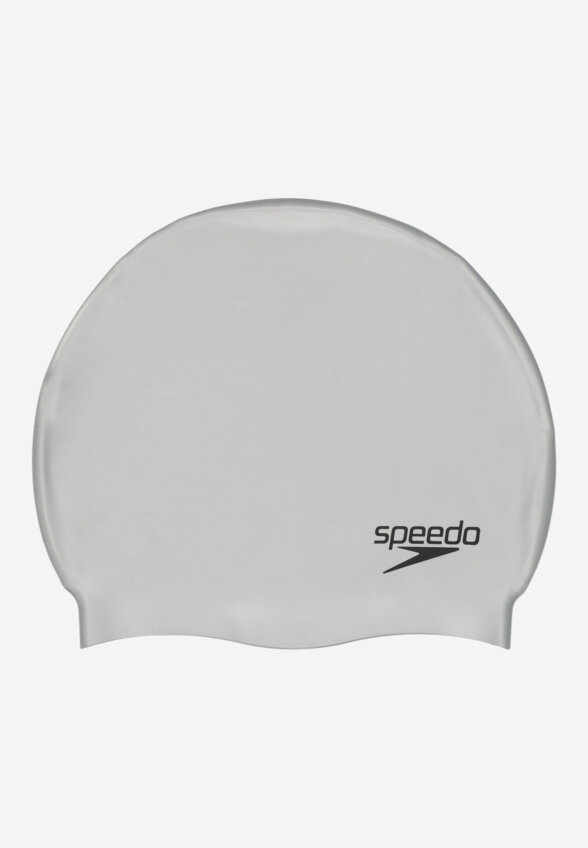 Шапочка для плавания Speedo Plain Flat, Серебряный