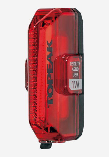 Фонарь велосипедный задний Topeak RedLite Aero USB 1 W, Красный