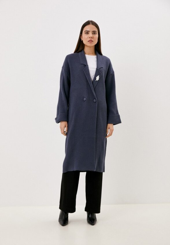 Пальто двубортное Vivawool