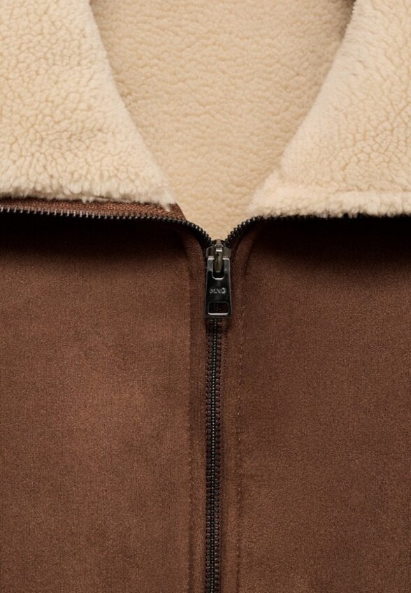 Бомбер меховой Mango Man