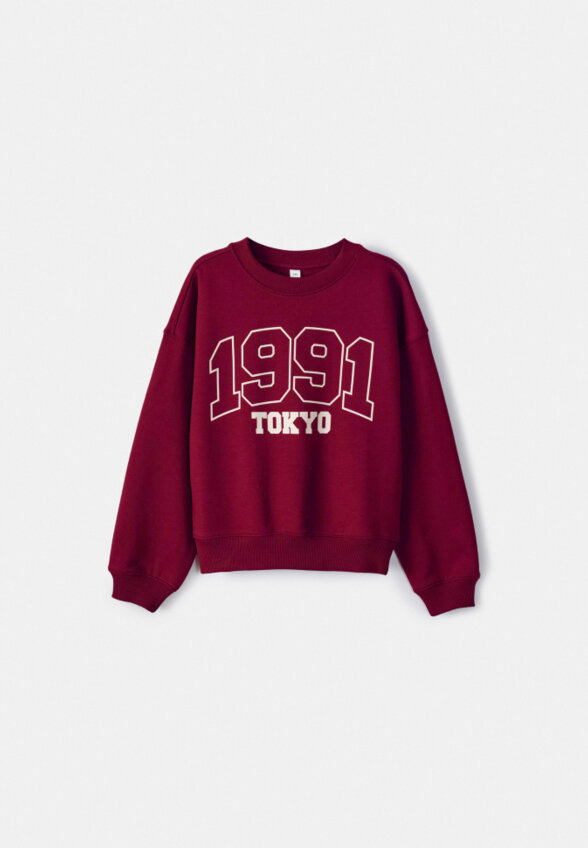 Свитшот с принтом для девочек