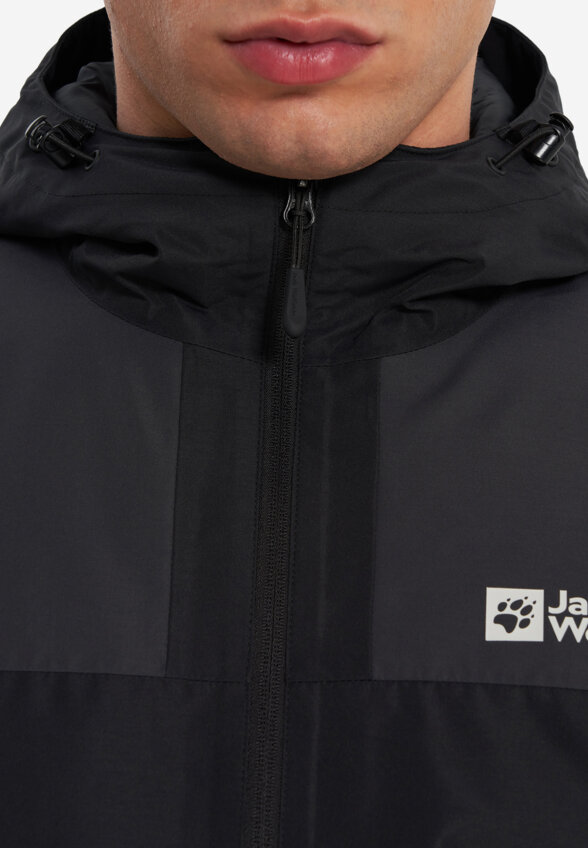 Куртка утепленная мужская Jack Wolfskin Jasper, Черный