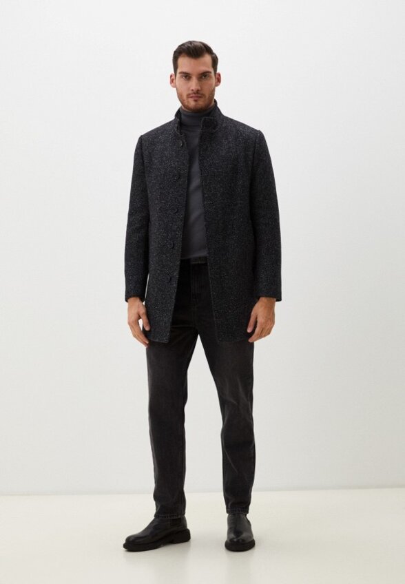 Пальто однобортное Al Franco