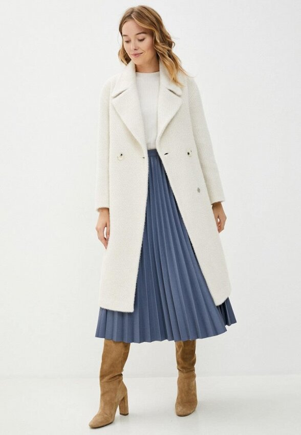 Пальто двубортное Vika Ra