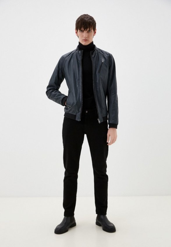 Куртка кожаная Urban Fashion for Men