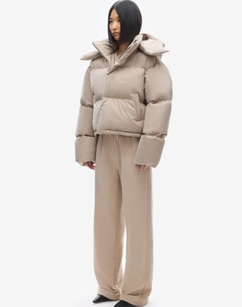 Пуховик Uniform crop Beige Sand FABLE женщинам