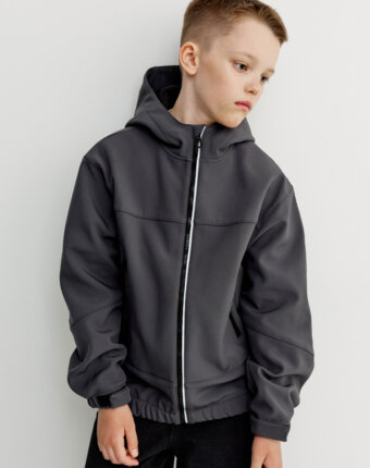 Ветровка из Softshell на флисе для мальчиков детям