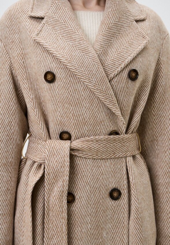 Пальто двубортное Снежная Королева