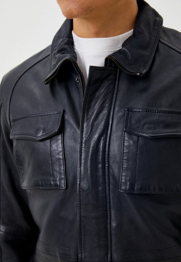 Куртка кожаная Urban Fashion for Men