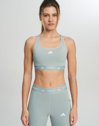 Топ бра спортивный adidas, Зеленый женщинам