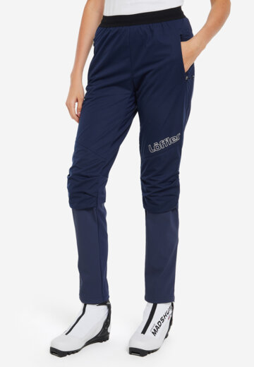 Брюки для беговых лыж женские Loeffler Worldcup Light, Синий