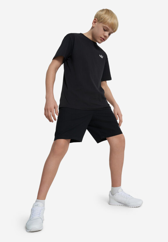 Футболка для мальчиков PUMA Small No. 1 Logo Relaxed, Черный