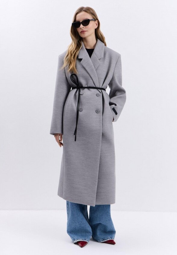 Пальто двубортное Top Top