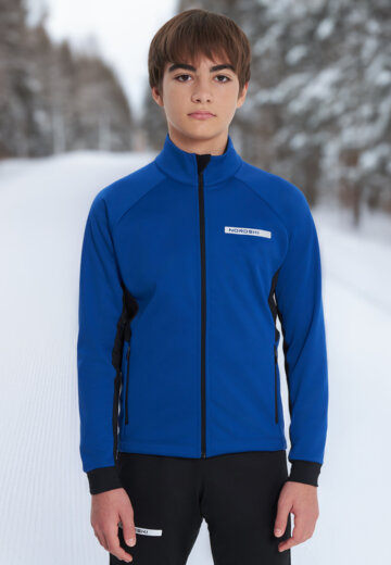 Куртка для беговых лыж для мальчиков Nordski Jr. Core, Синий