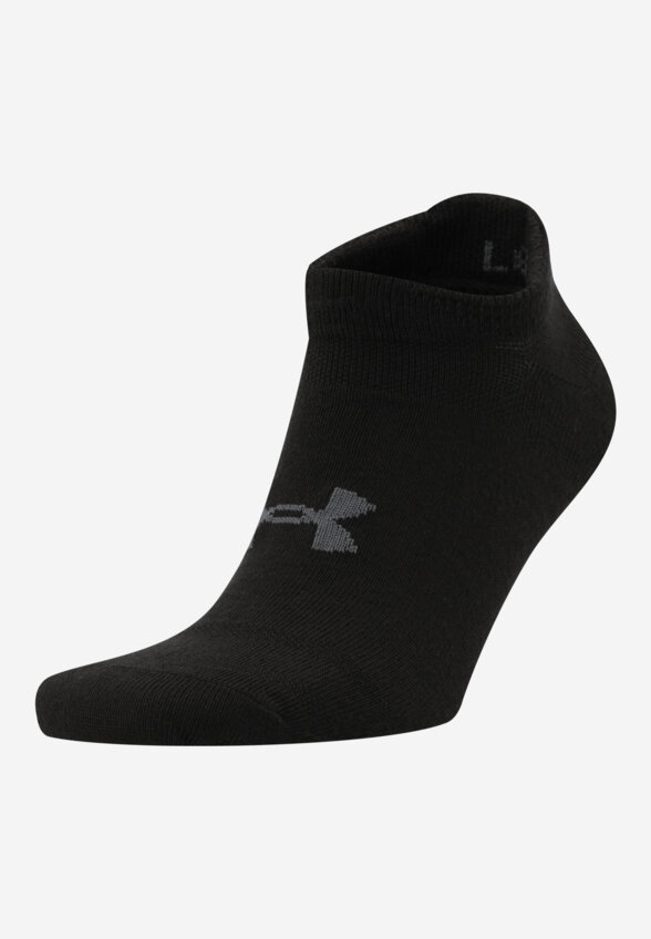 Носки Under Armour Essential No Show, 6 пар, Черный