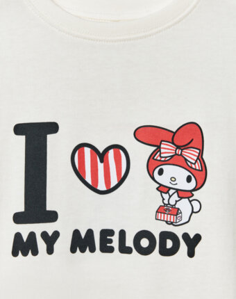 Футболка с принтом Hello Kitty для девочек детям
