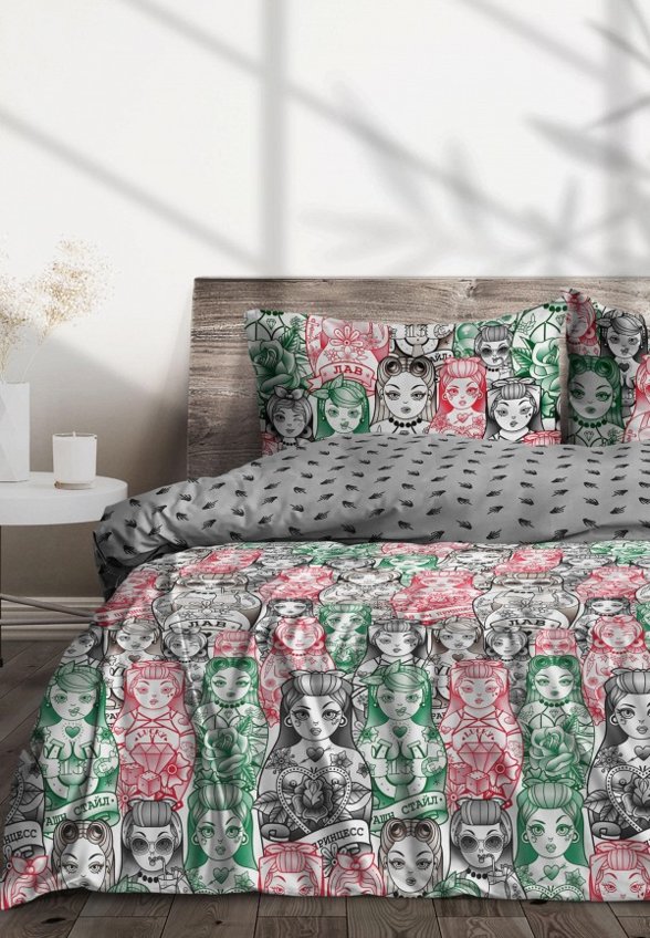 Постельное белье 2-спальное Унисон