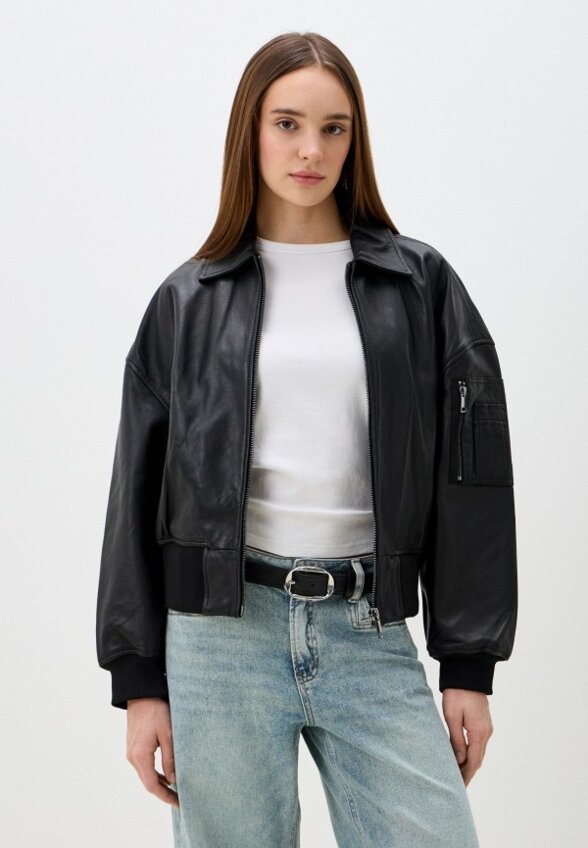 Куртка кожаная Снежная Королева