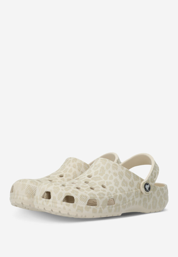 Сабо женские Crocs Classic Animal, Бежевый