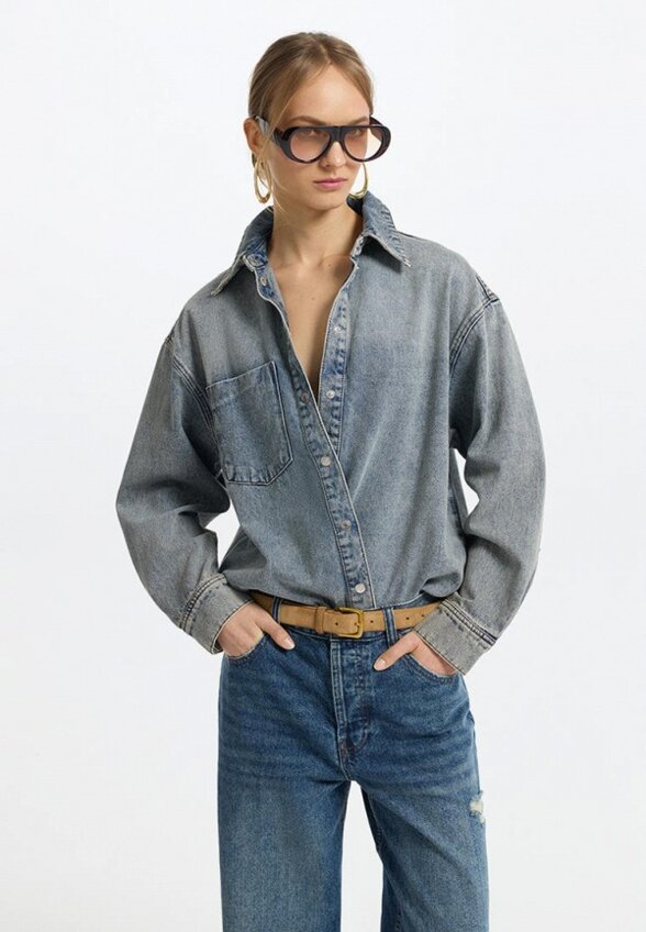 Рубашка джинсовая Love Republic