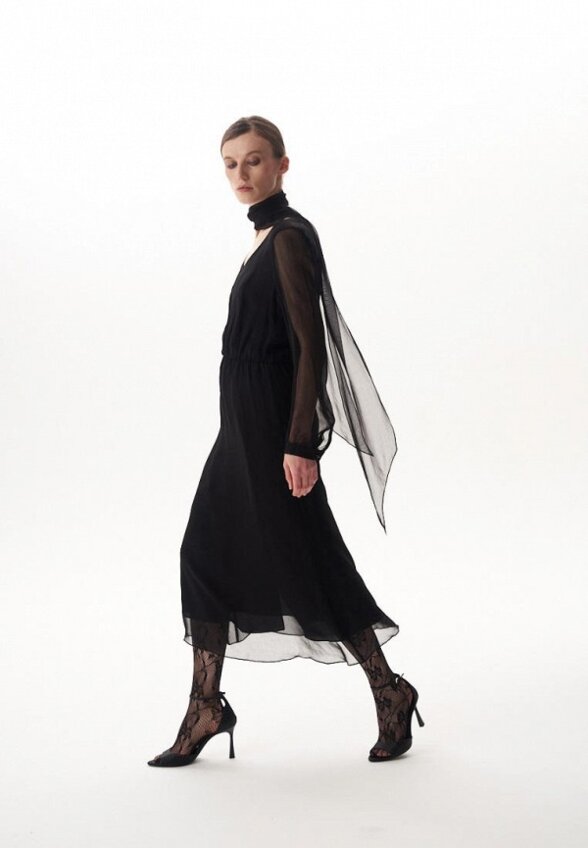 Платье и шарф Evgenia Kolos