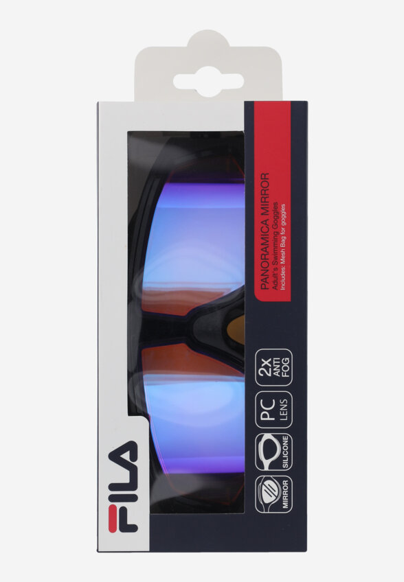 Полумаска для плавания FILA Panoramica Mirror, Черный
