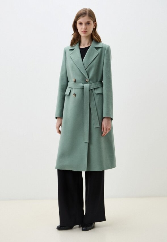 Пальто двубортное Pompa