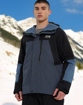 Куртка горнолыжная мужская Mountain Hardwear First Tracks Insulated Jacket, Синий женщинам