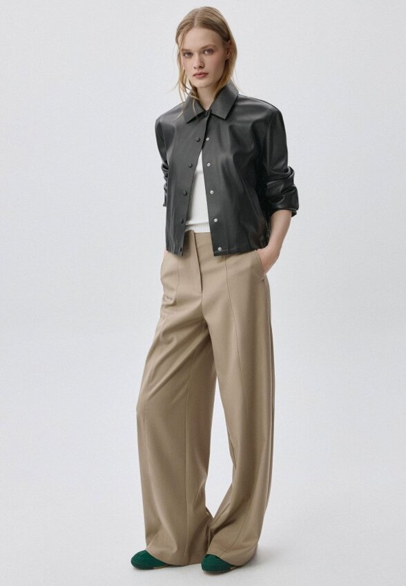 Куртка кожаная Sela