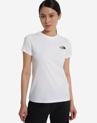 Футболка женская The North Face Box Nse Slim, Белый женщинам