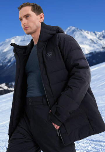 Пуховик мужской Rossignol, Черный