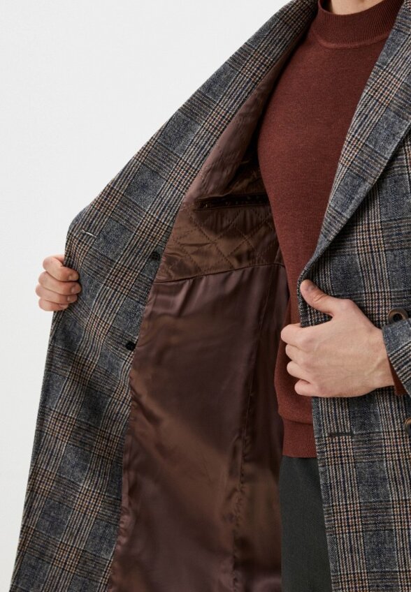 Пальто двубортное Van Cliff