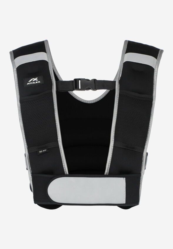 Жилет утяжеленный Athlex, 10 кг, Черный
