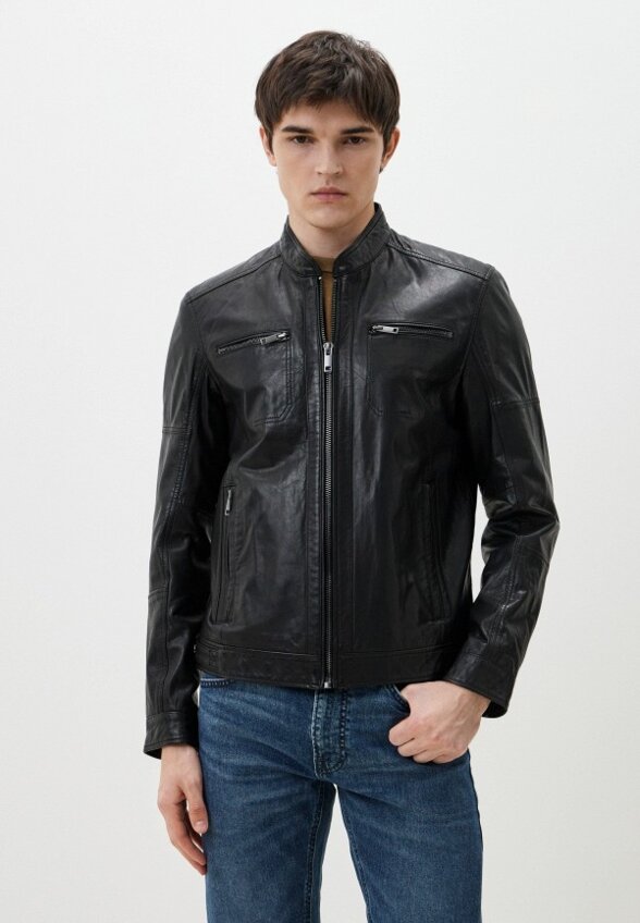 Куртка кожаная Urban Fashion for Men