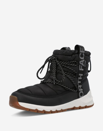 Дутики женские The North Face Thermoball Lace Up Wp, Черный женщинам