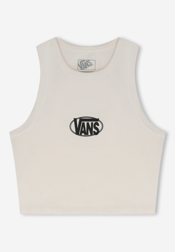 Майка женская Vans Oval Logo Tank, Бежевый