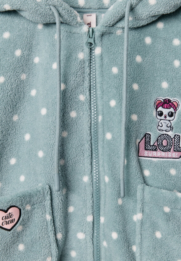 Флисовая толстовка для девочек из коллекции SELA × L.O.L.