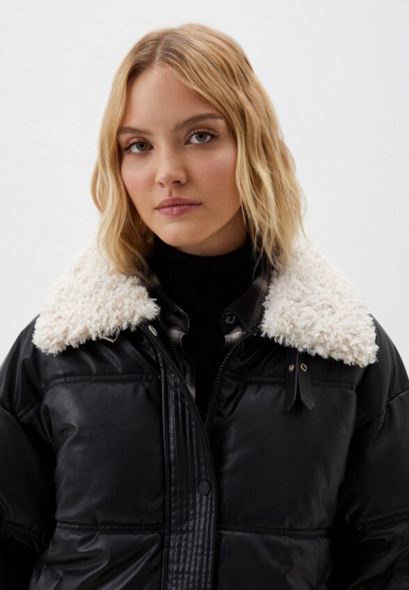 Куртка кожаная утепленная Befree