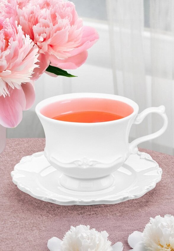 Чашка с блюдцем Elan Gallery