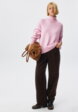 Джемпер оверсайз с содержанием шерсти2  - превью