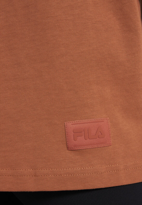 Футболка женская оверсайз FILA, Коричневый