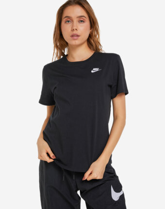 Футболка женская Nike Club Essentials, Черный женщинам