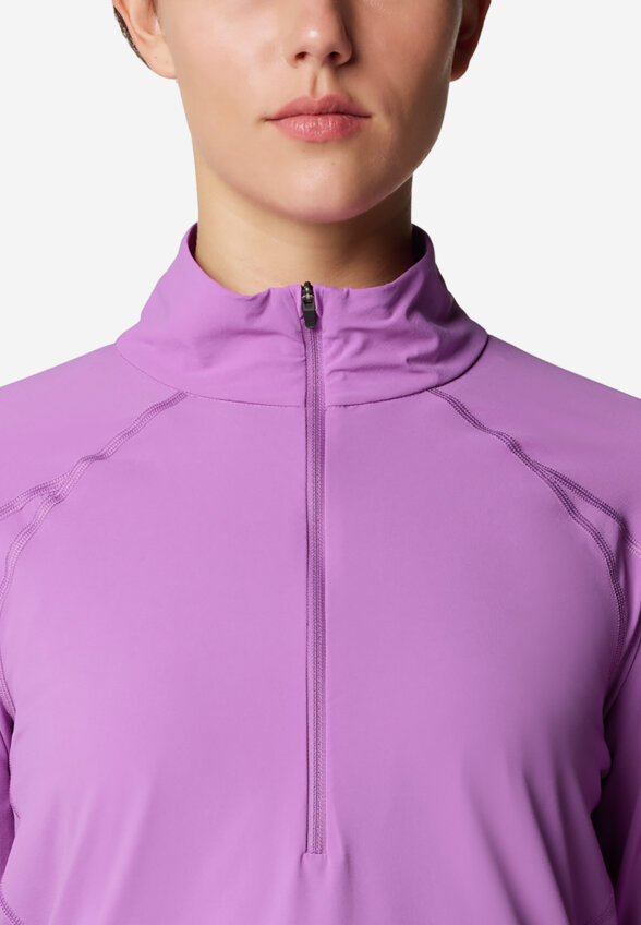 Толстовка женская Mountain Hardwear Sunshield Half Zip, Фиолетовый