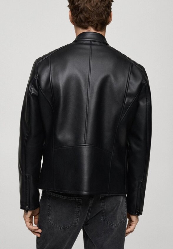 Куртка кожаная Mango Man