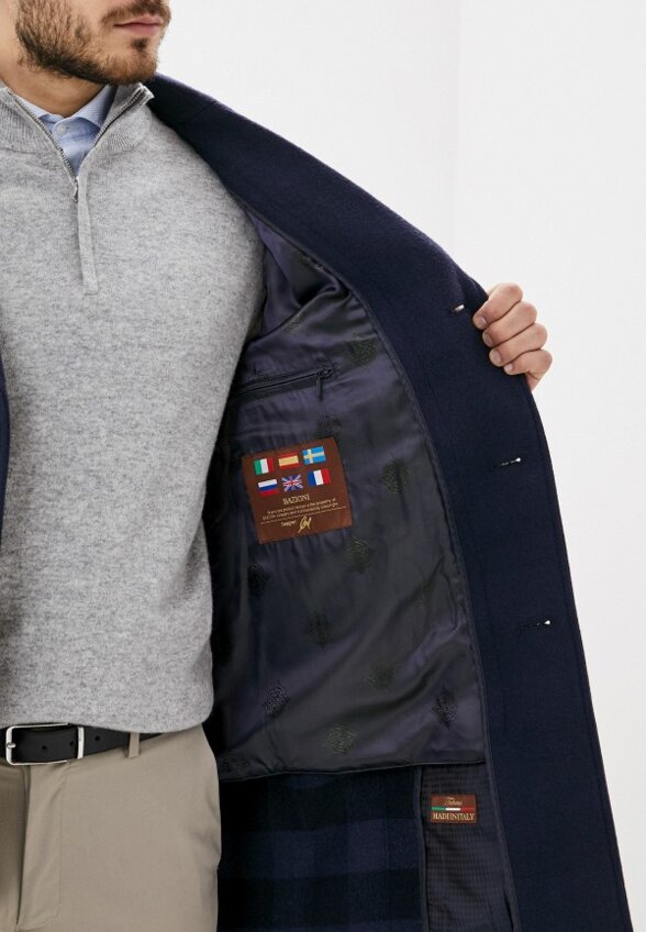 Пальто однобортное Bazioni