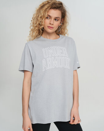 Футболка женская Under Armour Rival OS Campus, Серый женщинам